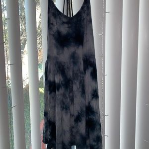 Tie dye strappy dress